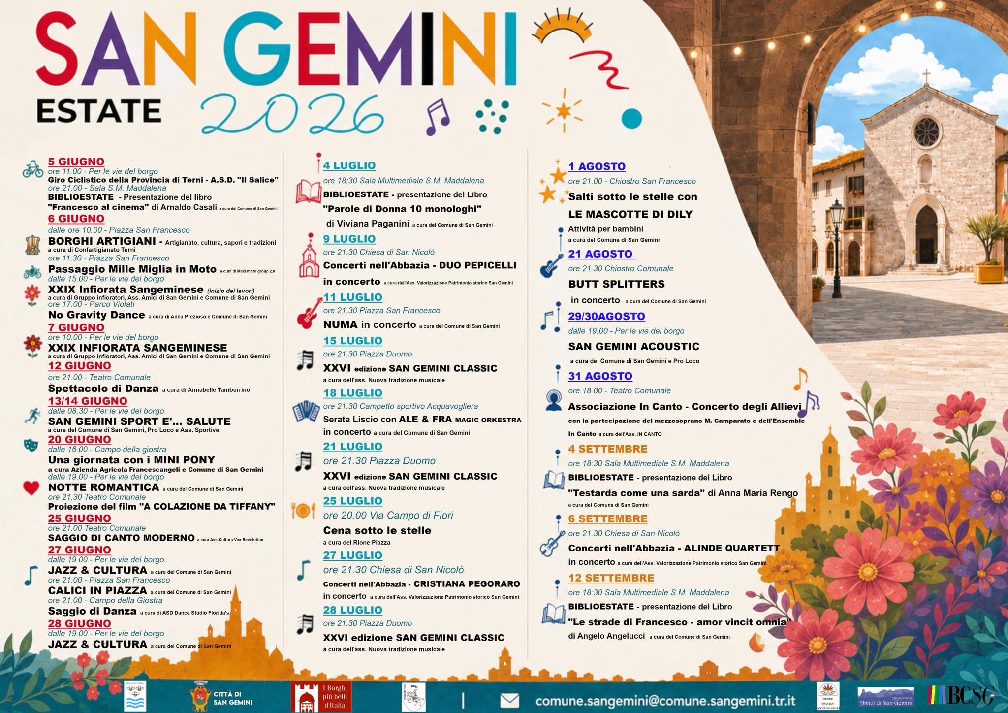Plakat von San Gemini Estate in San Gemini