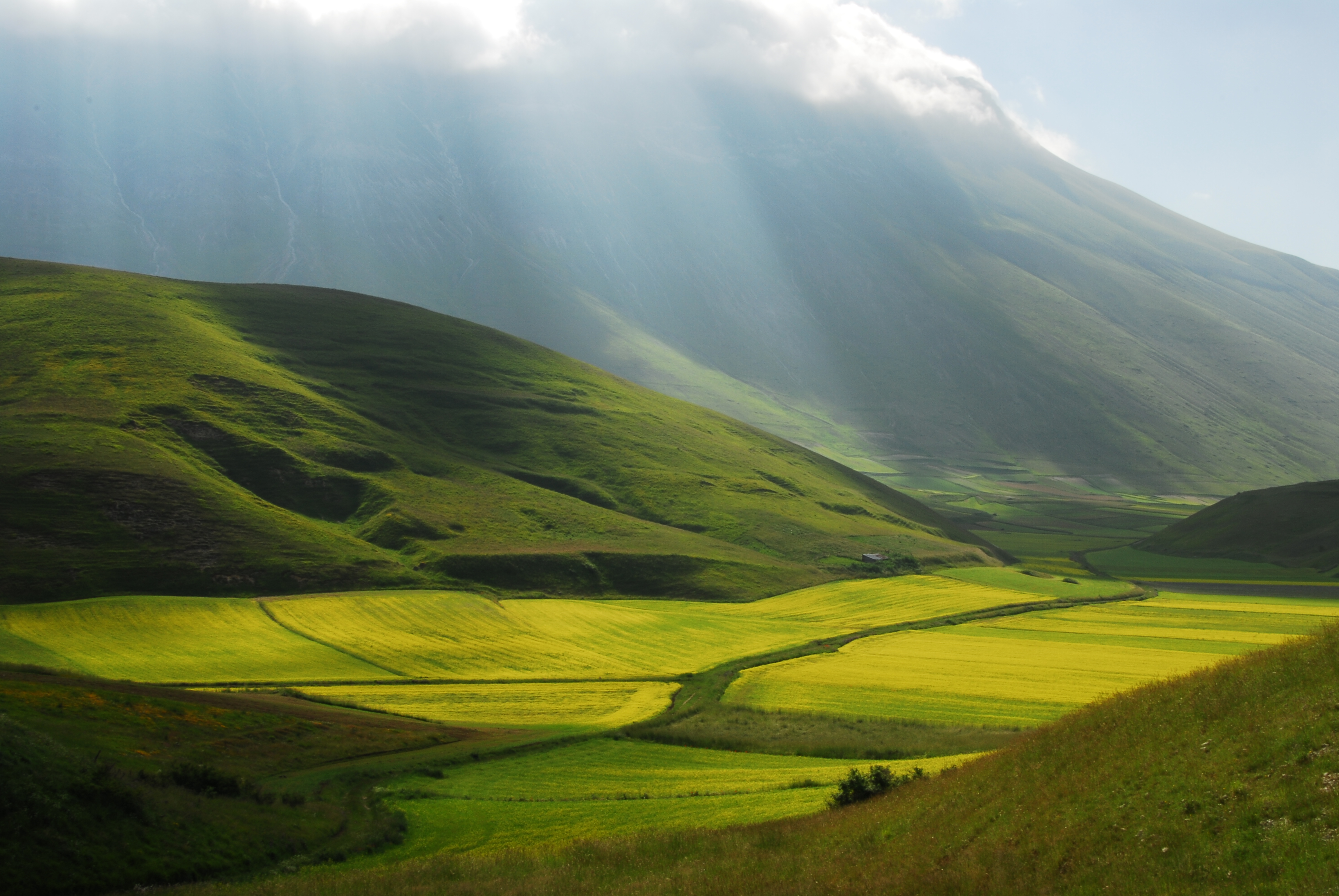 Mountainbiken in Castelluccio