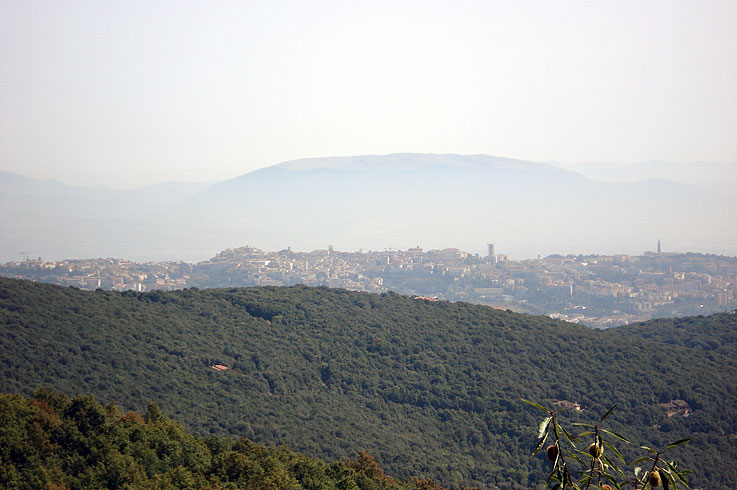 Vista su Perugia