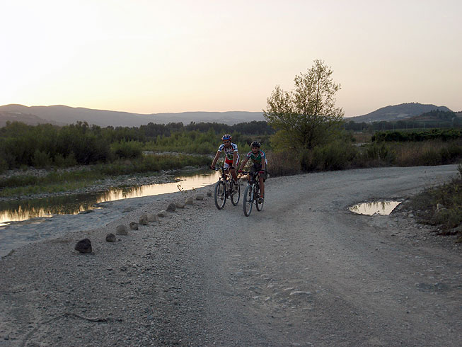Orvieto e la via dei calanchi - Tramonto fiume Paglia