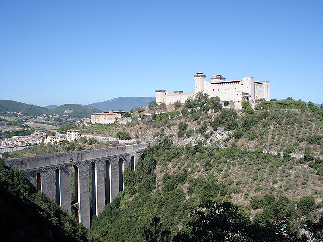 Spoleto and the Bosco Sacro (sacred wood) of Monteluco