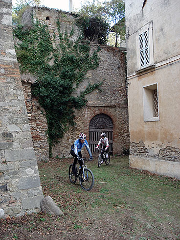 Lake Corbara and the woods of Monte Peglia