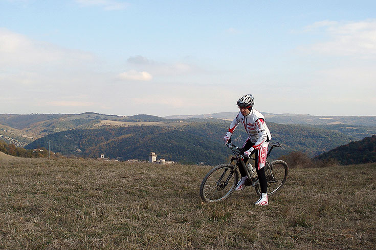 Lake Corbara and the woods of Monte Peglia