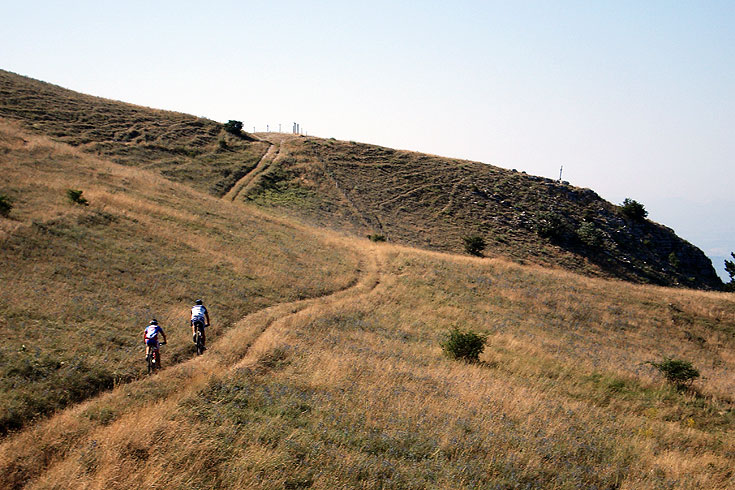 Assisi, Spello and the steep slopes of Mt. Subasio