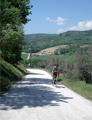 The hills and castles around Corciano